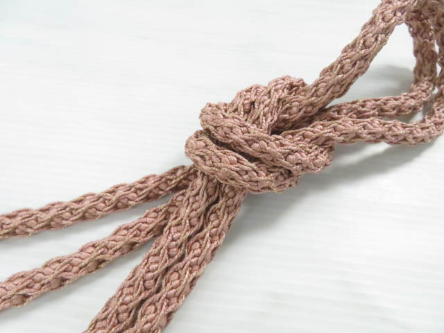 リサイクル　和装小物　帯締め　丸組　手組　金糸